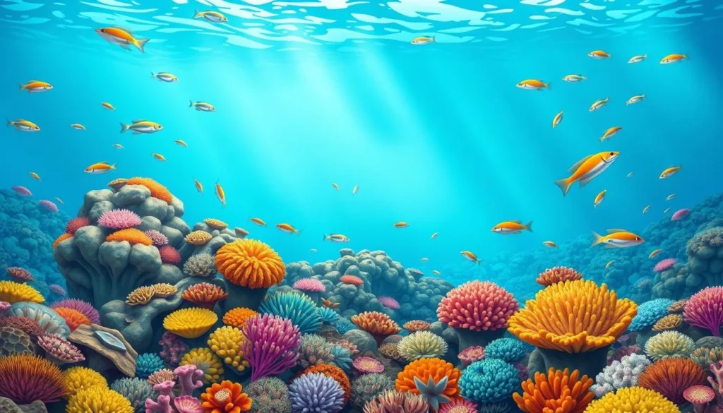 Image of Marine National Park, Jamnagar, with diverse marine life and coral reefs.
