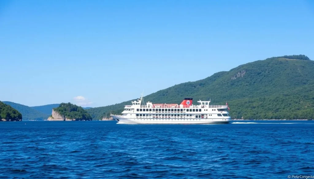 Image of Minne-Ha-Ha cruise ship on Lake George