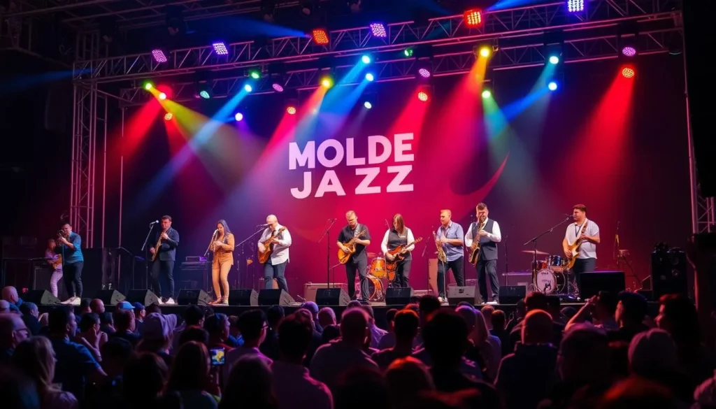 Image of Molde International Jazz Festival stage with performers