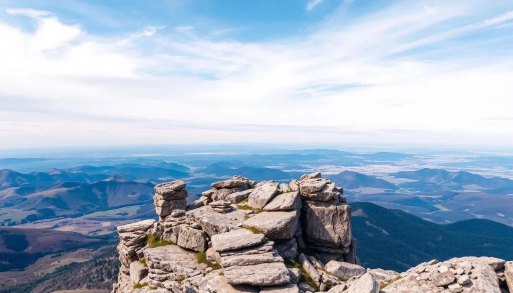 Image of Nine Rocks (Devět skal) summit with panoramic views