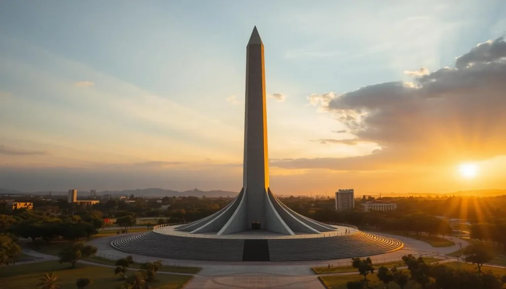 Image of Obelisco de Barquisimeto at golden hour
