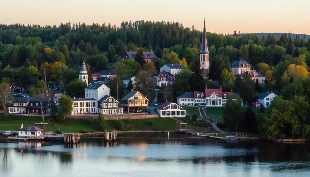 Image of Örebro County's diverse landscapes and accommodations