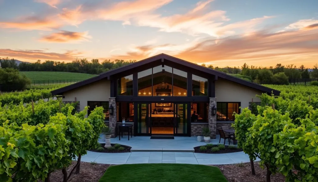 Image of Osmote Wine's tasting pavilion