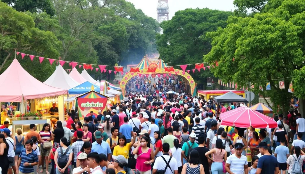 Image of Parque da Cidade Sarah Kubitschek during a festival