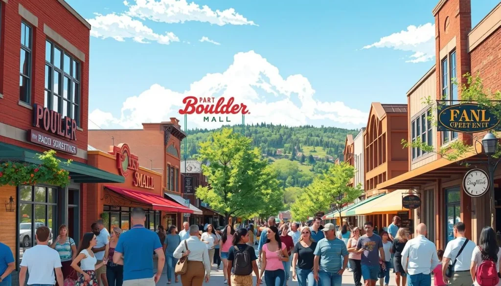 Image of Pearl Street Mall in Boulder Image of Pearl Street Mall in Boulder