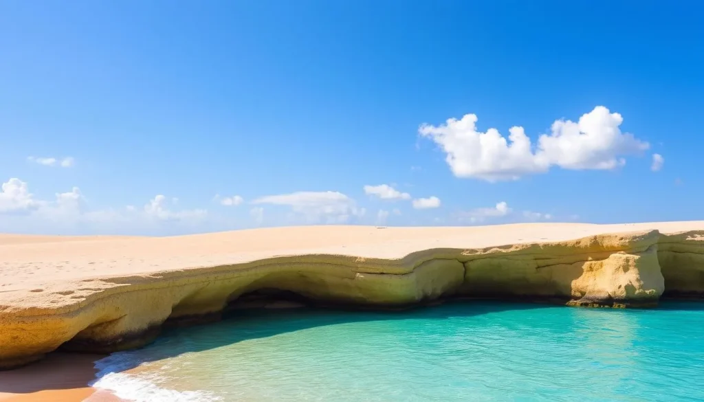 Image of Playa Colorada's golden sands and crystal-clear waters