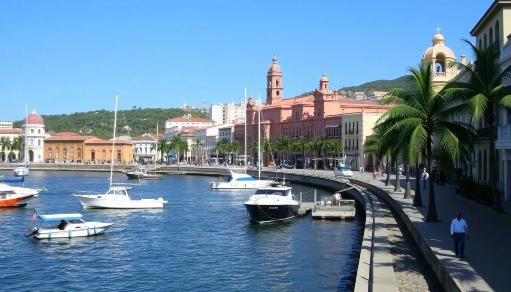 Image of Puerto Cabello's historic waterfront