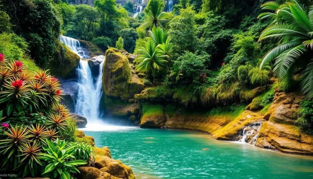 Image of Quebrada Valencia Waterfalls in Colombia