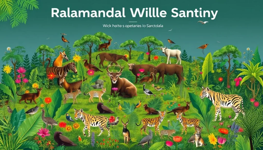 Image of Ralamandal Wildlife Sanctuary with diverse flora and fauna