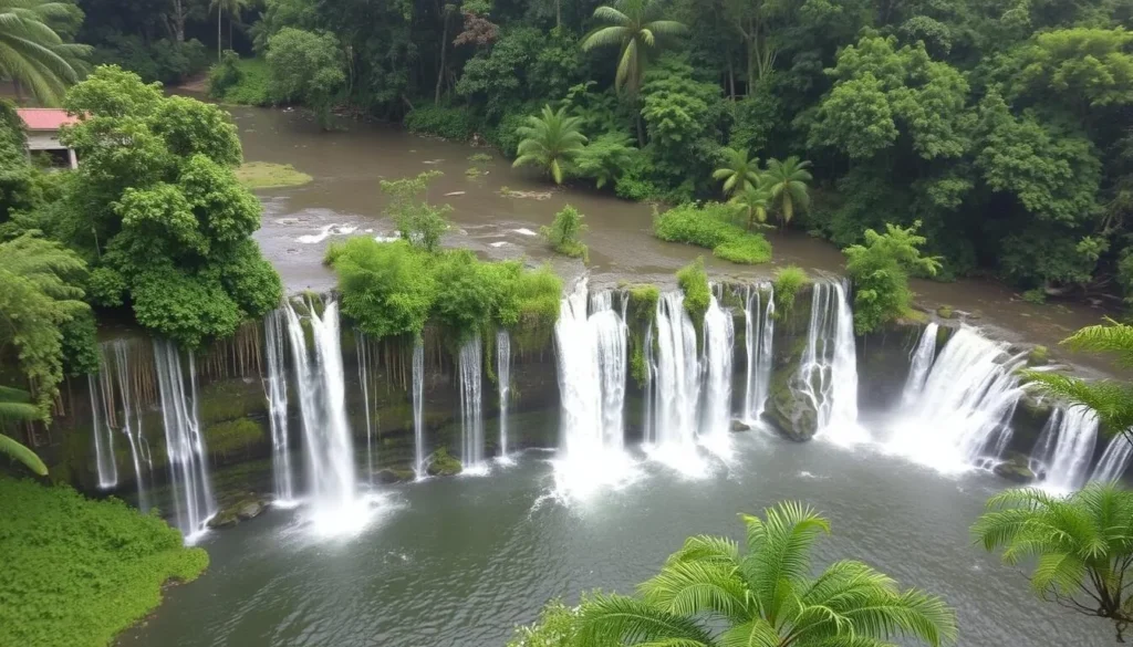 Image of Raleighvallen waterfalls in Suriname