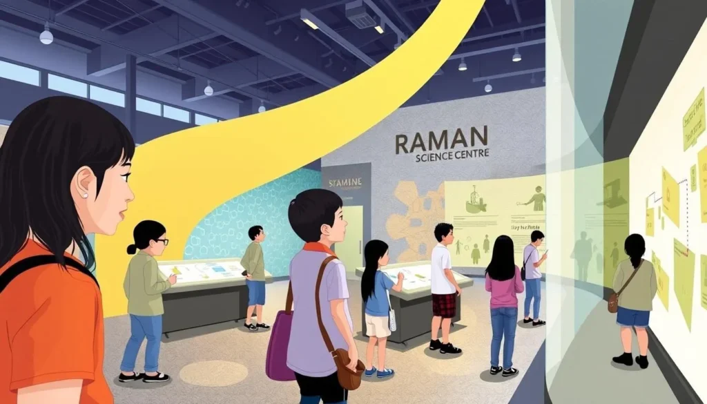 Image of Raman Science Centre with interactive exhibits