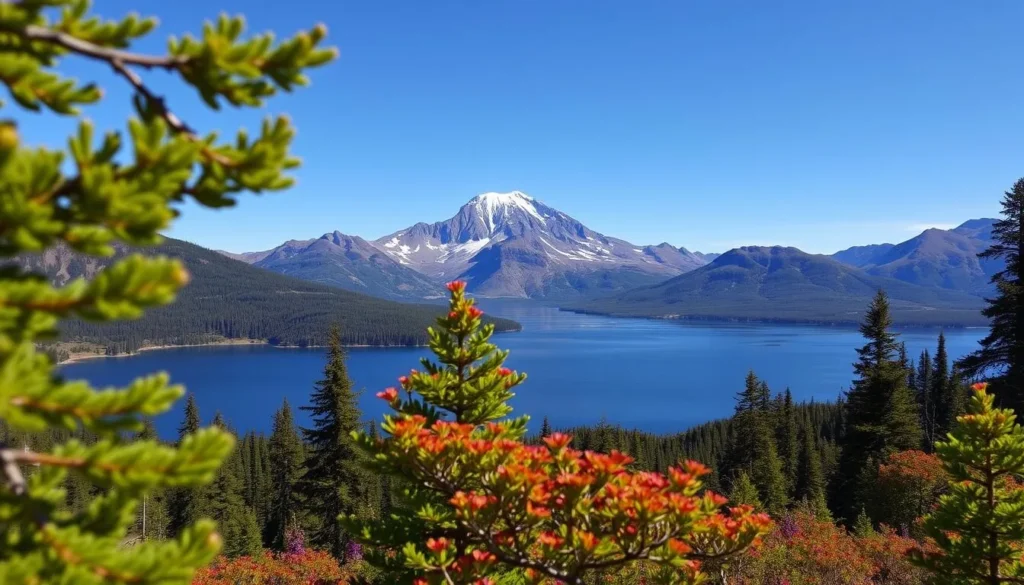 Image of Rawson Lake and Sarrail Ridge