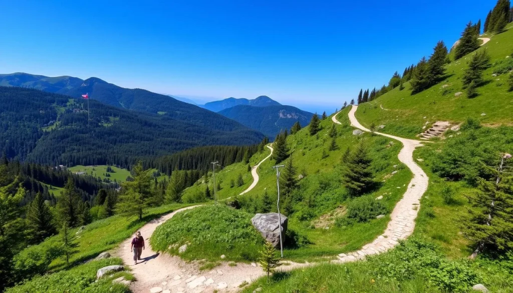 Image of Rejvíz area trails in Jeseniky Mountains