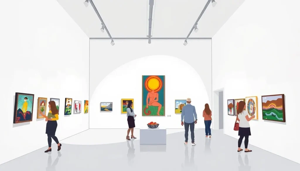 Image of Risør's Art Gallery with contemporary exhibitions
