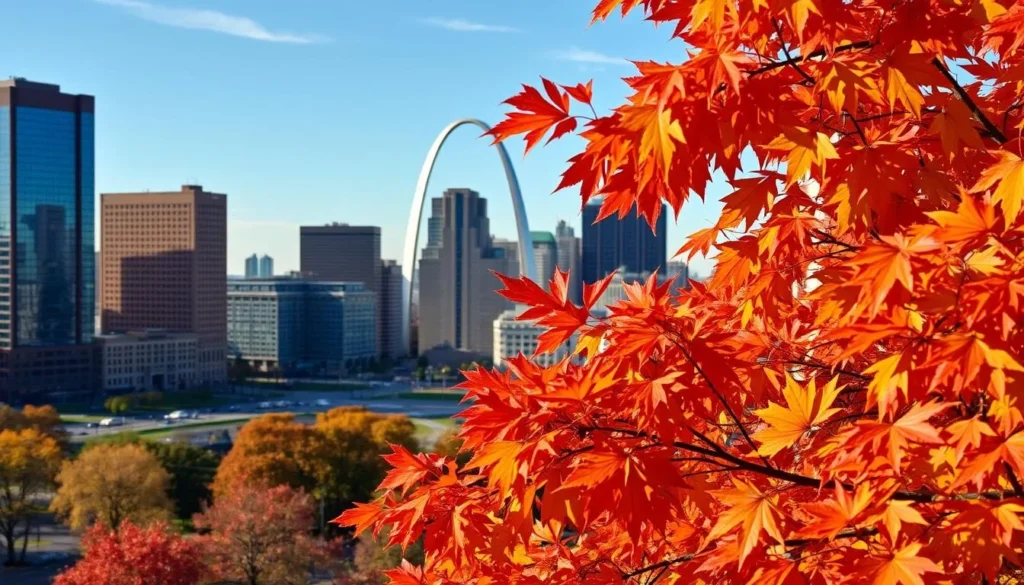 Image of Saint Louis fall foliage