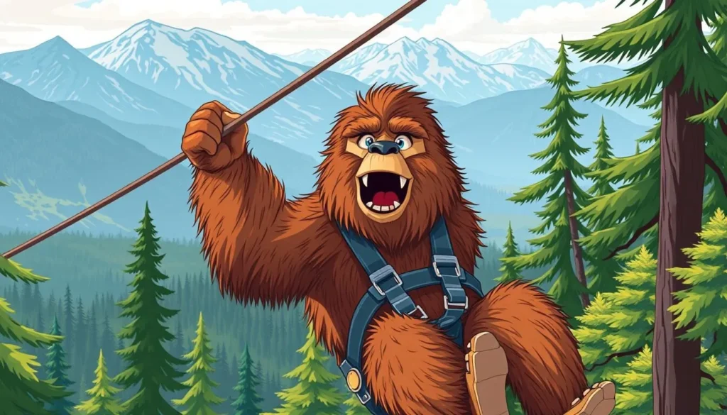 Image of Sasquatch Zipline in Whistler