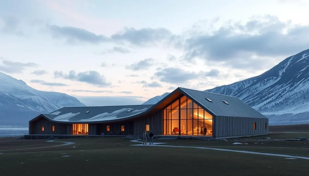 Image of Sijti Jarnge Sami cultural center in Hattfjelldal