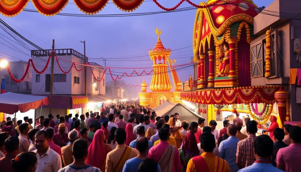 Image of Sikar during the Navratri festival or Khatu Shyam Fair