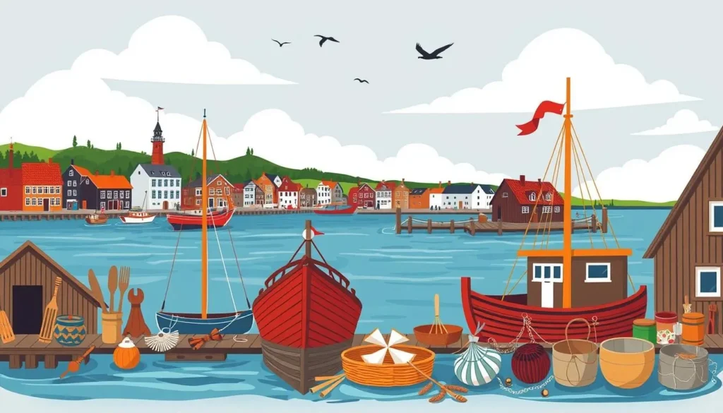 Image of Sjökvarteret, showcasing its maritime heritage and traditional crafts