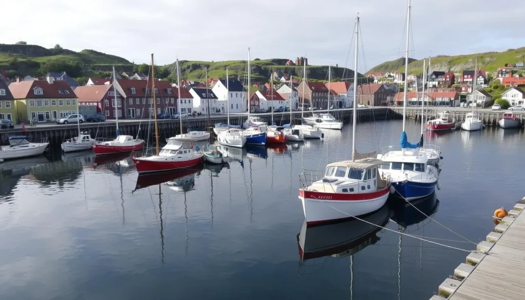 Image of Skudeneshavn's charming harbor