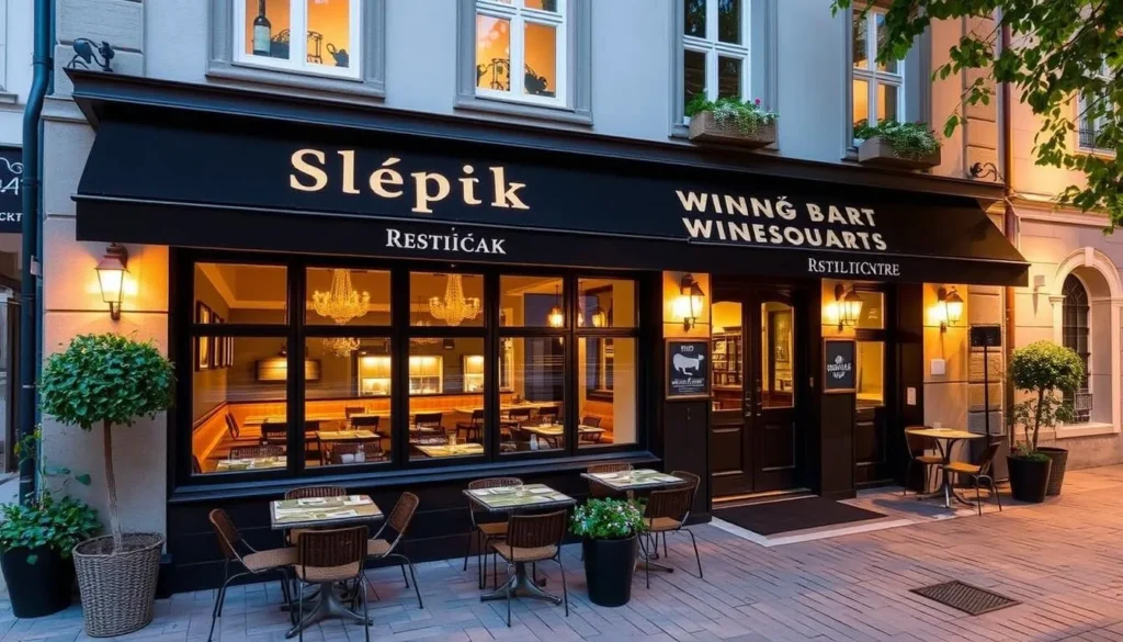 Image of Slepičák Restaurant & Wine Bar's exterior or interior