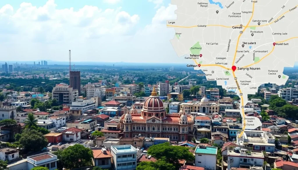 Image of Solapur cityscape or a map showing its location