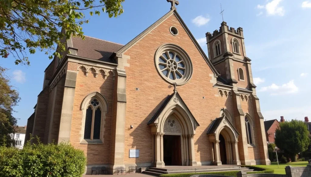 Image of St Edward the Confessor Church, a Grade II* monument in Romford, London Borough of Havering