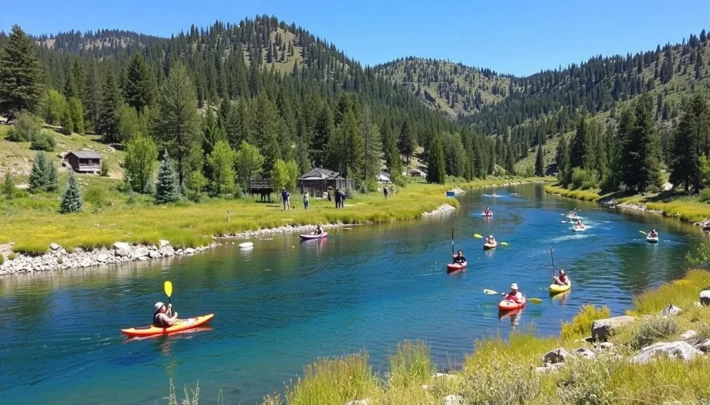 Image of St. Vrain State Park with its recreational lands and water activities Image of St. Vrain State Park with its recreational lands and water activities