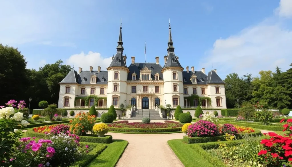 Image of State Chateau Rájec nad Svitavou with its beautiful gardens