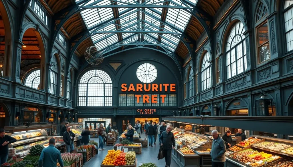 Image of Stora Saluhallen Market Hall in Gothenburg