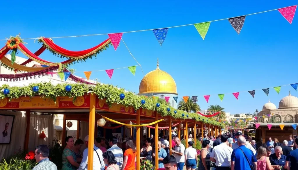 Image of Sukkot celebrations in Jerusalem