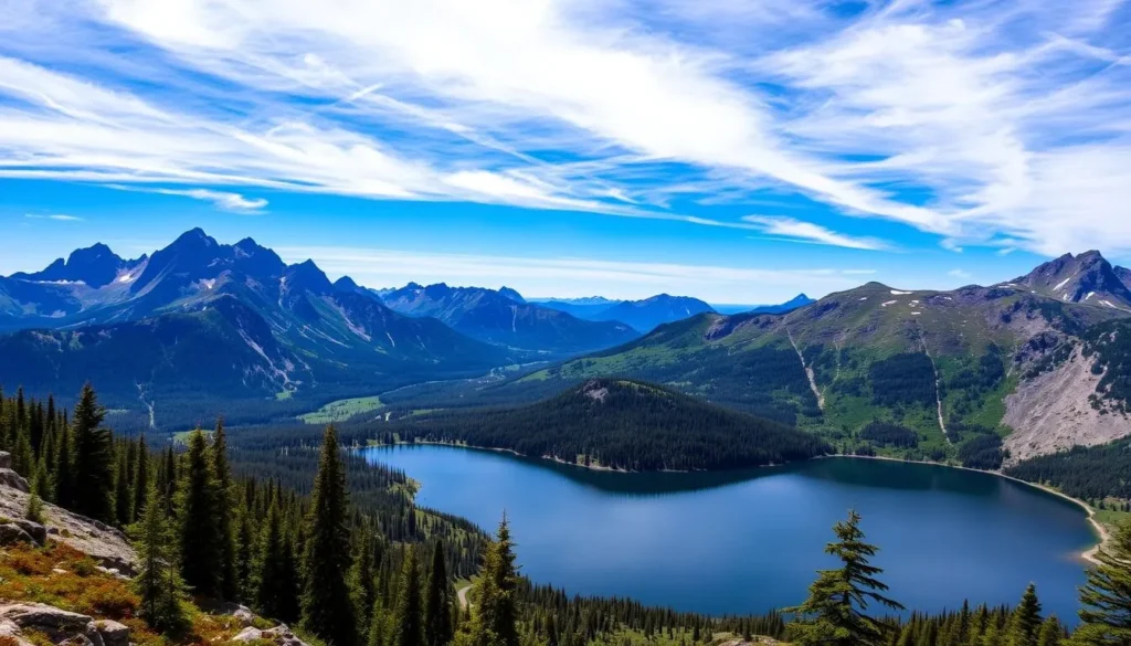 Image of Summit Lake in Stone Mountain Provincial Park