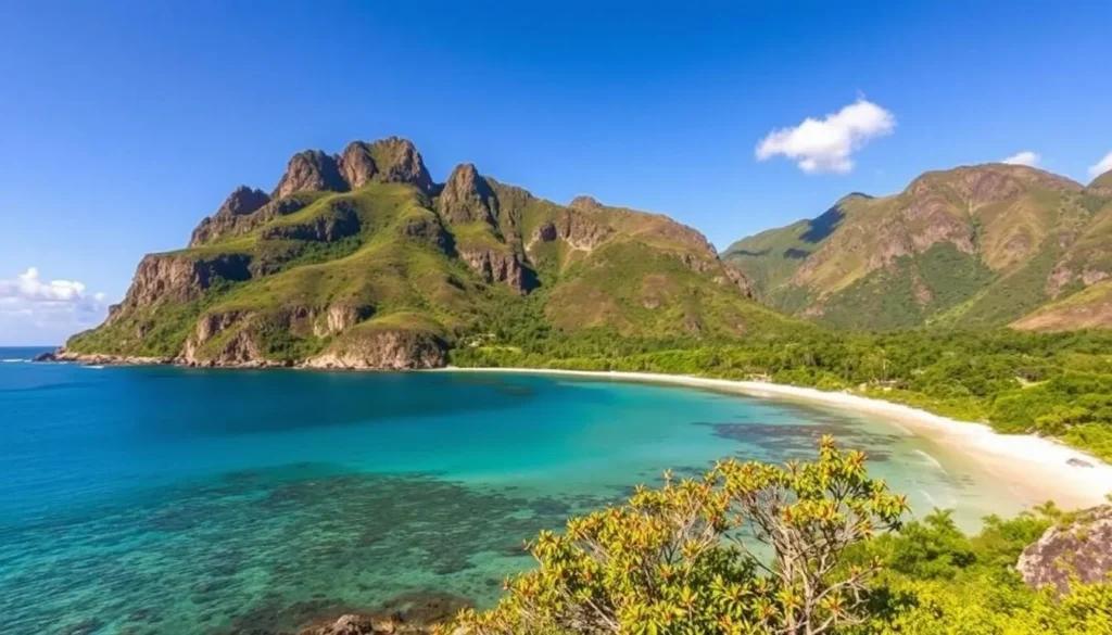 Image of Tayrona National Park's beaches and mountains