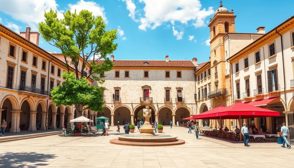 Image of Telč's Renaissance square