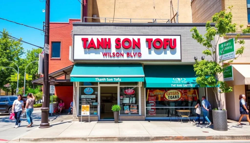 Image of Thanh Son Tofu's storefront on Wilson Blvd