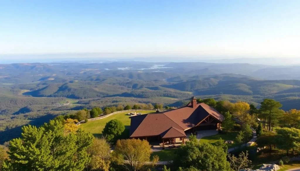 Image of The Lodge at Mount Magazine with panoramic views