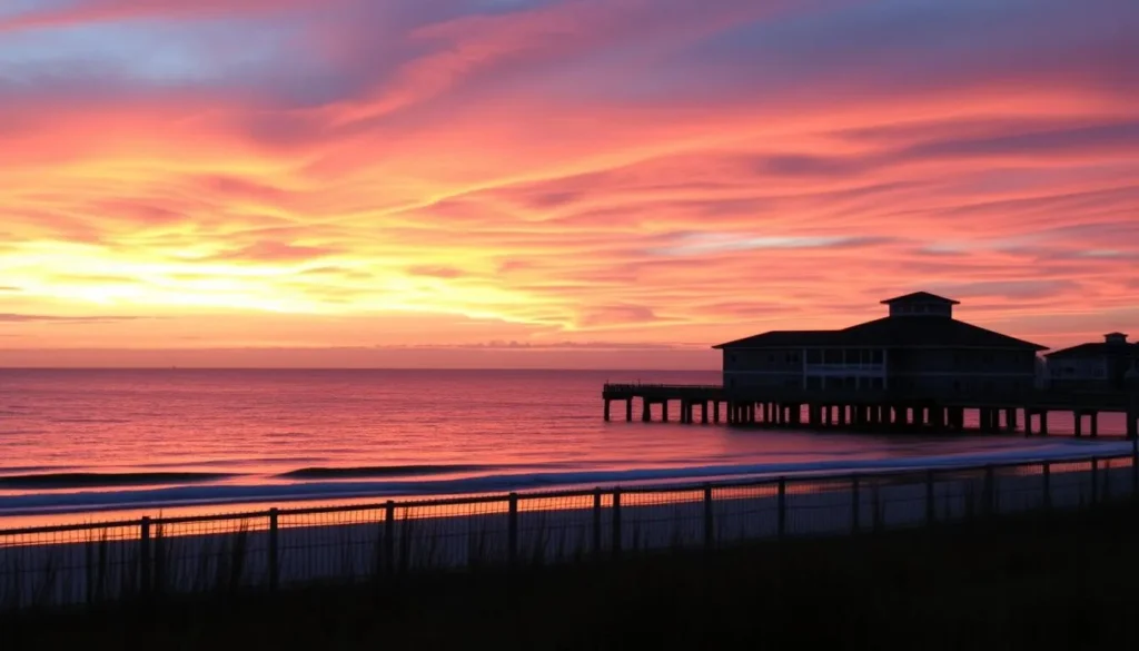 Image of The Point at Emerald Isle during sunset