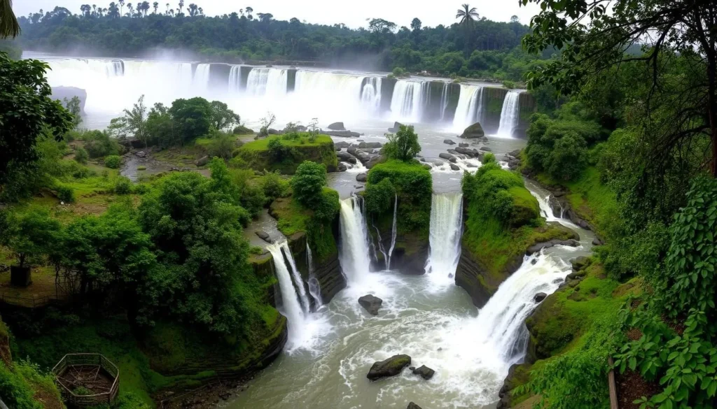 Image of Thoseghar Falls during peak monsoon