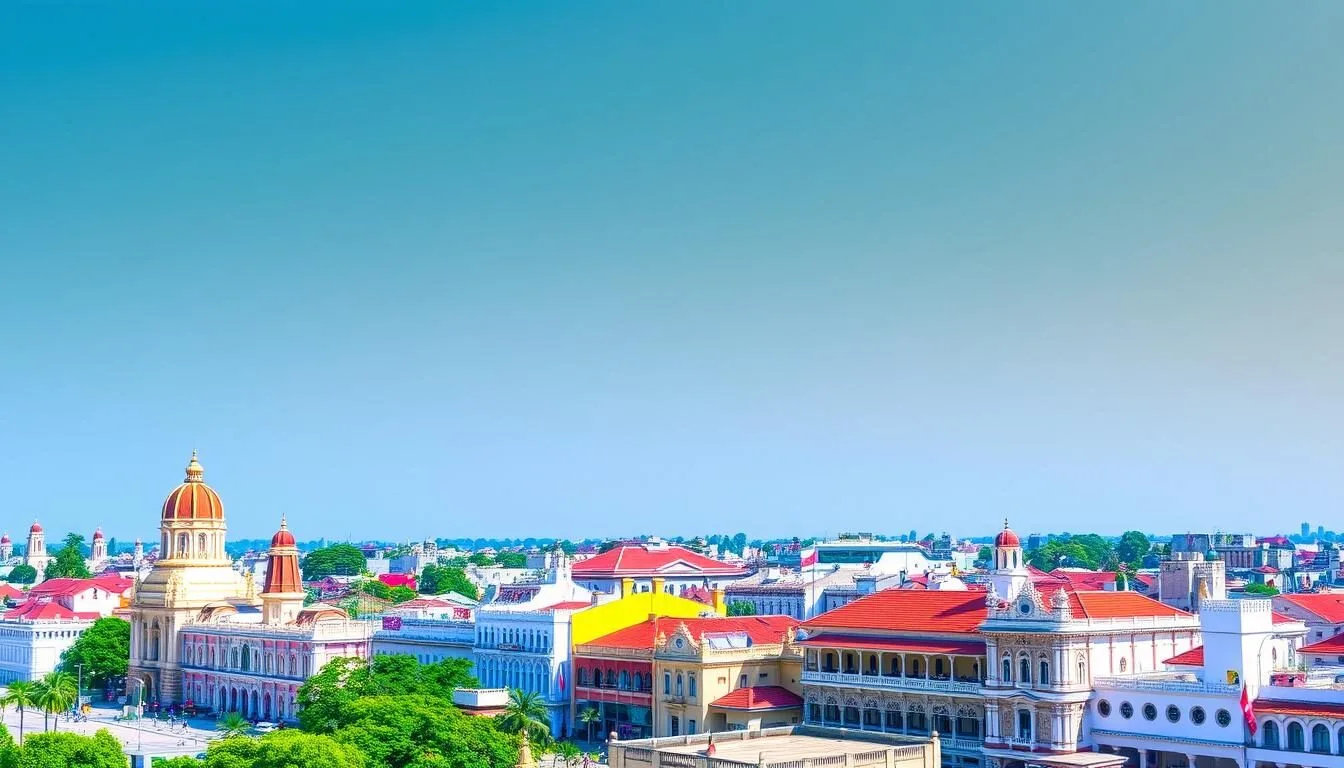Image of Tirunelveli cityscape with a mix of historical and modern architecture