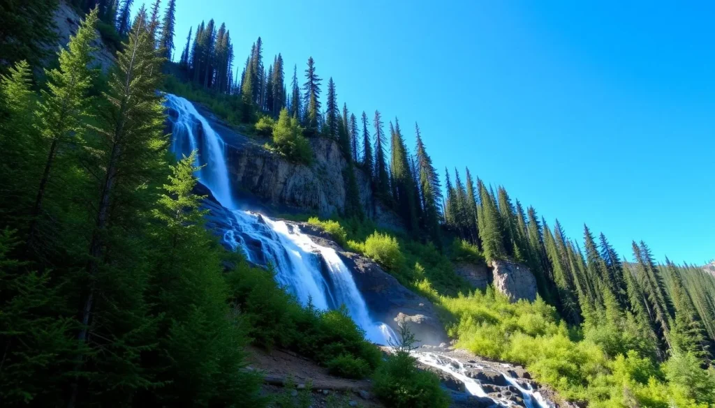 Image of Troll Falls in Kananaskis Country