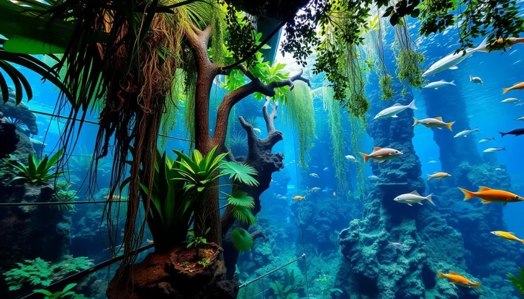 Image of Universeum Science Center's rainforest or aquarium