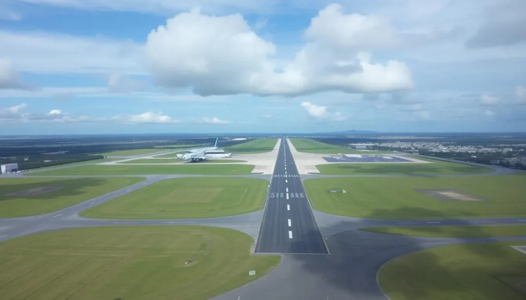 Image of Vitória Airport (VIX) with a caption: Arriving at Vitória Airport