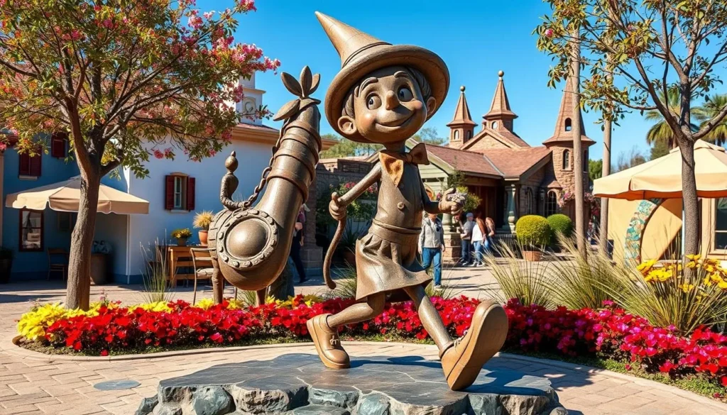 Image of Walking to Boras (Pinocchio) sculpture