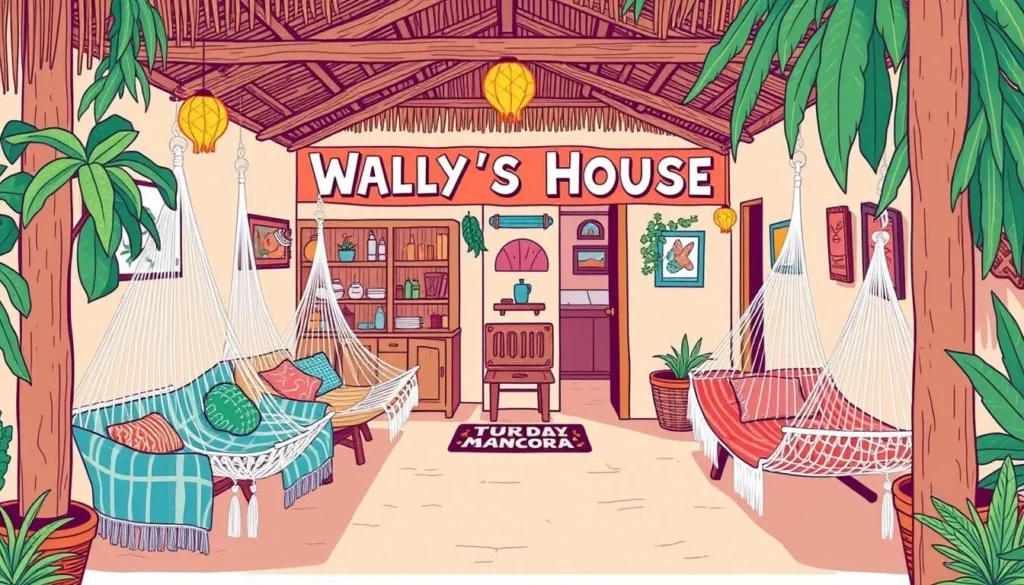 Image of Wally's House Mancora, a social and laid-back hostel with hammocks