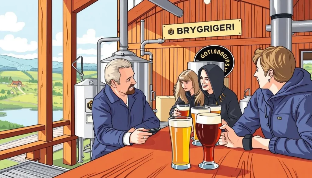 Image of a Gotlands Bryggeri beer tour