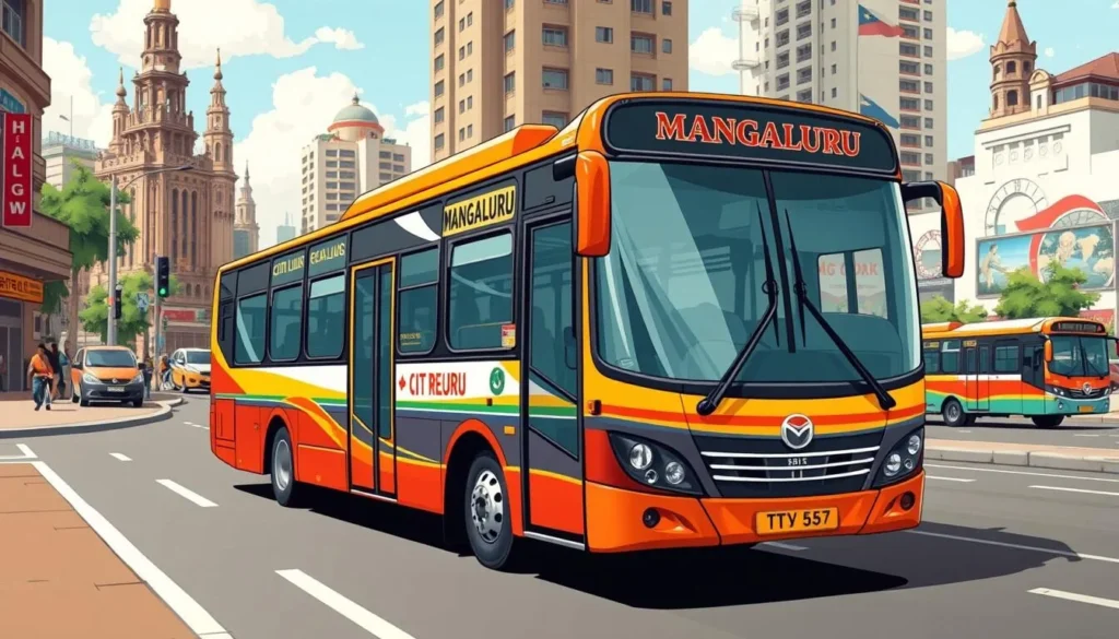 Image of a Mangaluru city bus