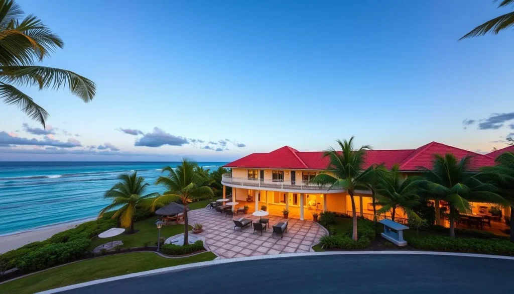 Image of a beachfront hotel in Remire-Montjoly