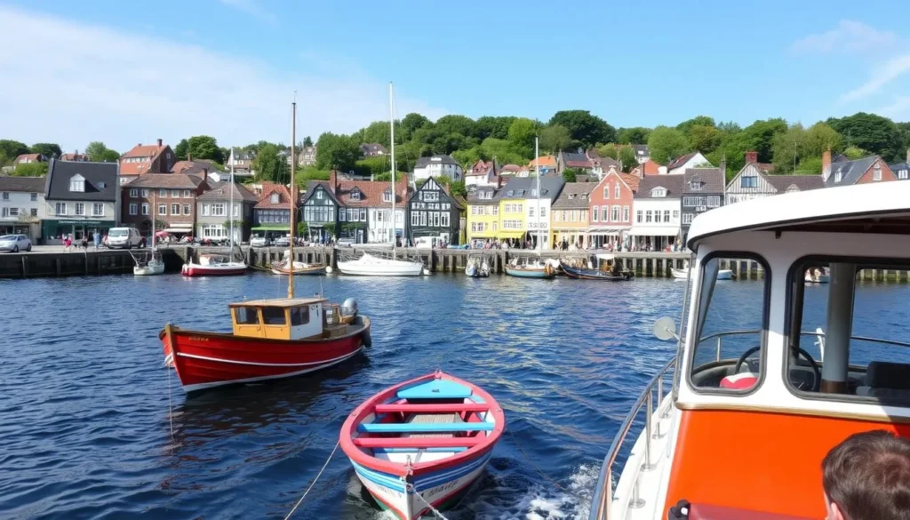 Image of a boat tour in Ystad