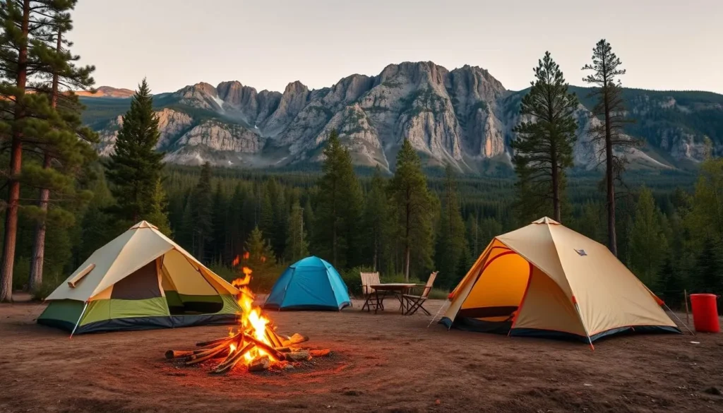 Image of a campsite on Gotska Sandon