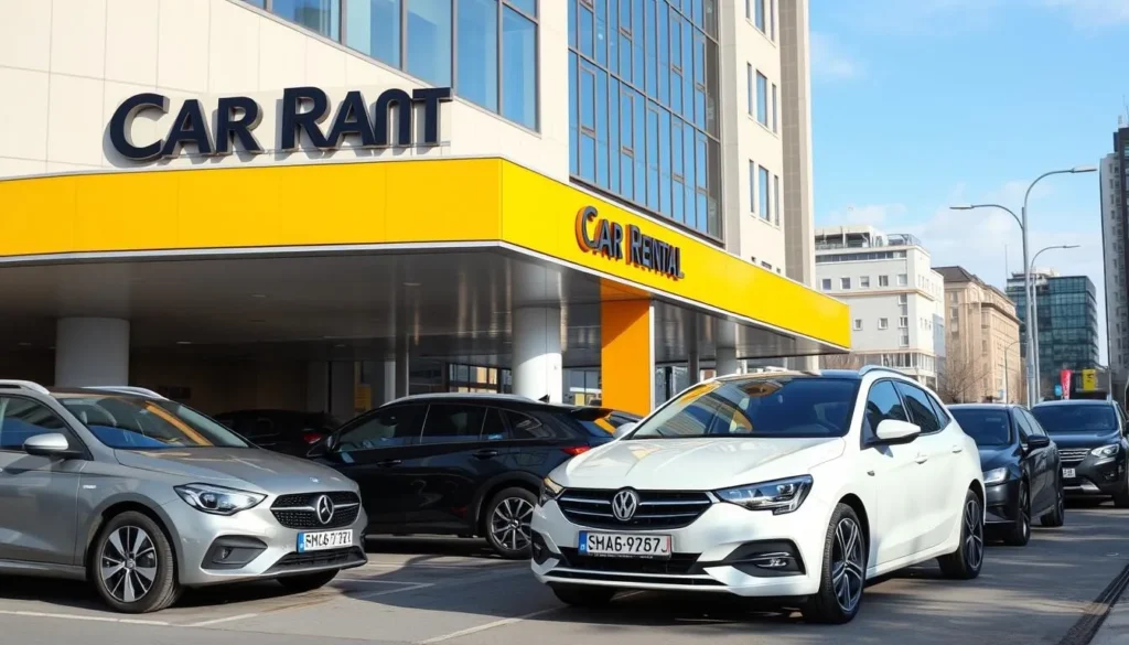 Image of a car rental service at Tampere